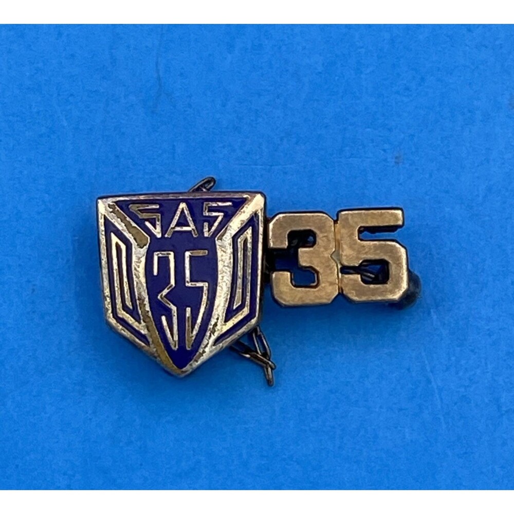 1935 SAS High School Lapel Pin w/ Sweater Chain – JJ Denning V Maker